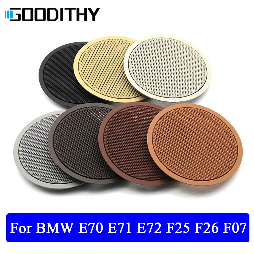 

LHD RHD Car Inner Door Front Rear Woofer Horn Sound Loudspeaker Grid Cover Panel For BMW X5 X6 X3 X4 5GT E70 E71 E72 F25 F26 F07