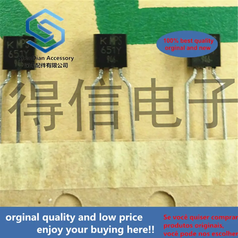 

30pcs 100% orginal new MPS651 651 EPITAXIAL PLANAR NPN TRANSISTOR To-92 real photo