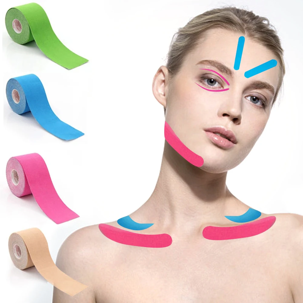 2.5CM*5M Kinesiology Tape For Face V Line Neck Eyes Lifting Wrinkle Remover Sticker Tape Facial Skin Care Tool Bandagem Elastica
2.5CM*5M Kinesiology Tape For Face V Line Neck Eyes Lifting Wrinkle Remover Sticker Tape Facial Skin Care Tool Bandagem Elastica