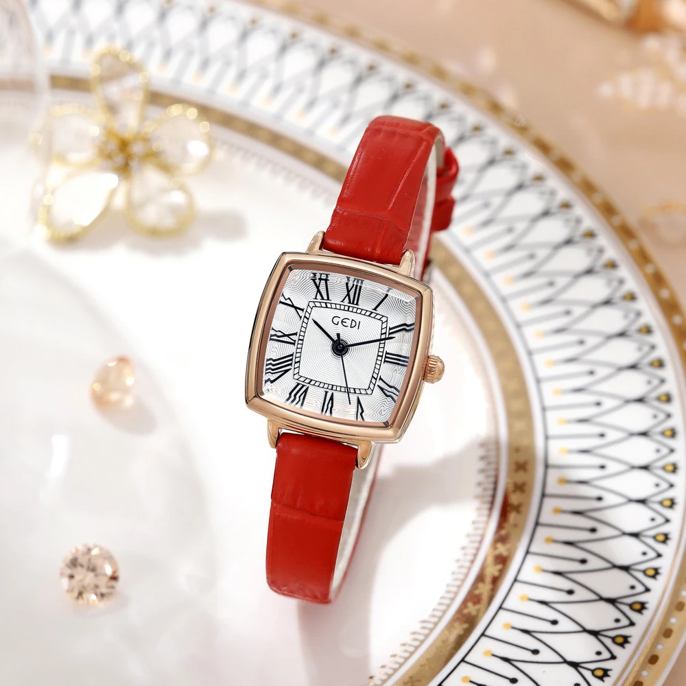 GEDI Fashion Waterproof Women Square Watch Top Brand Luxury Ladies Quartz Watches Female Wristwatch Relogio Feminino Women Gift
GEDI Fashion Waterproof Women Square Watch Top Brand Luxury Ladies Quartz Watches Female Wristwatch Relogio Feminino Women Gift