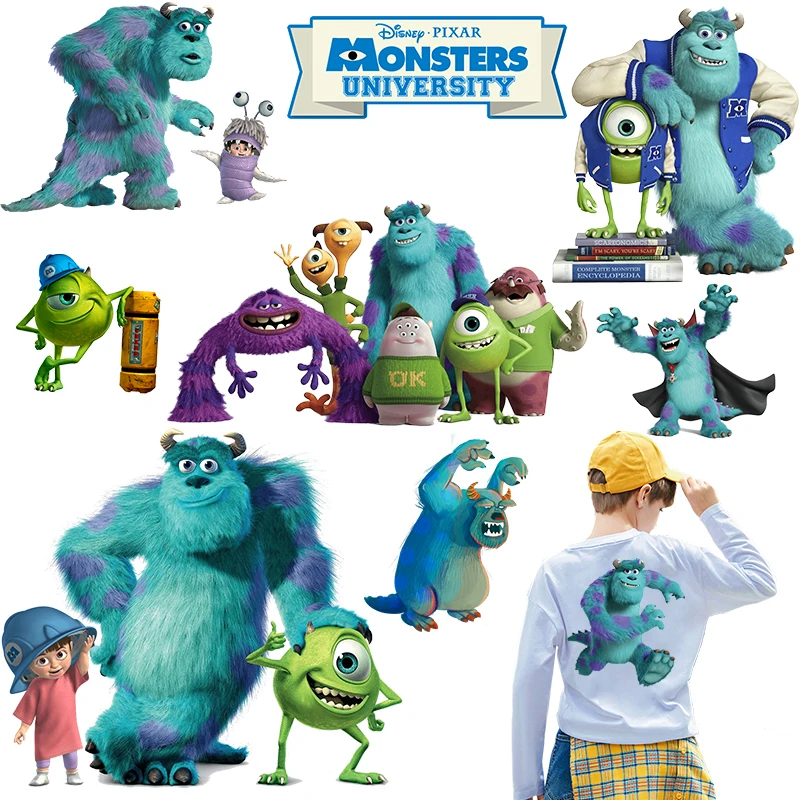 Disney Cartoon Monsters Animal Patches for Clothing Girls Boys Heat Transfer Clothes T-Shirts Accessories Printing Sticker Patch
Disney Cartoon Monsters Animal Patches for Clothing Girls Boys Heat Transfer Clothes T-Shirts Accessories Printing Sticker Patch