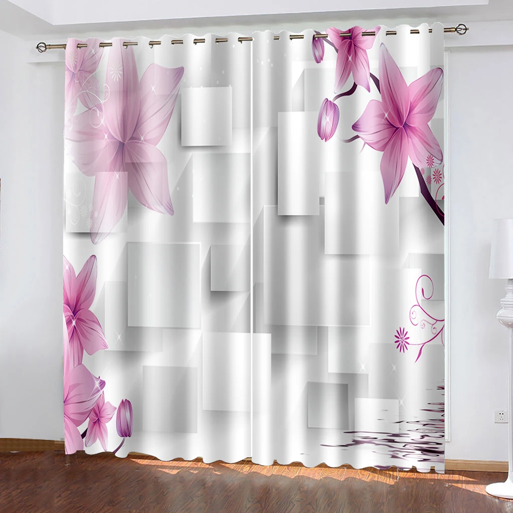 Luxury Blackout 3D Window Curtain For Living Room pink rose curtains modern living room curtains
Luxury Blackout 3D Window Curtain For Living Room pink rose curtains modern living room curtains