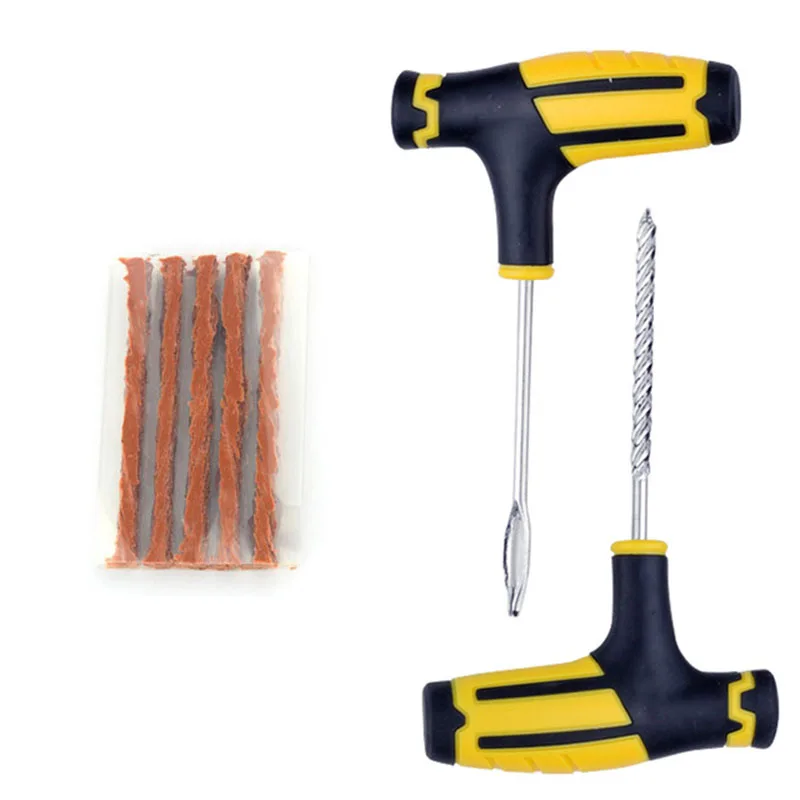 Набор инструментов для ремонта автомобильных шин с резиновыми полосками, набор заглушек для проколов бескамерных шин, сверло для ремонта шин для грузовиков, мотоциклов
Набор инструментов для ремонта автомобильных шин с резиновыми полосками, набор заглушек для проколов бескамерных шин, сверло для ремонта шин для грузовиков, мотоциклов