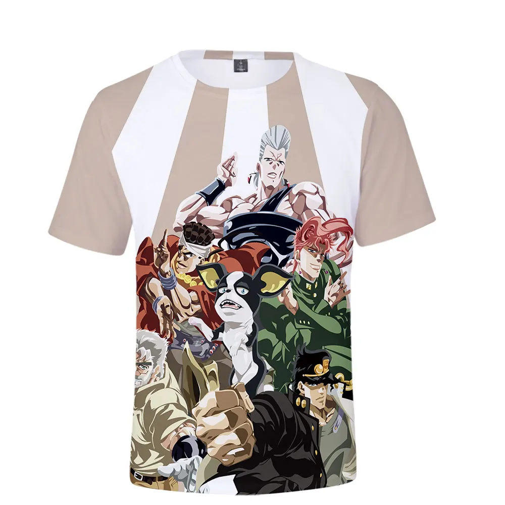lianshuo2022jojo's Bizarre Adventure Men's New 3D Printed Short Sleeve T-Shirt Top Fashion Trend Casual Comfort Clothing
lianshuo2022jojo's Bizarre Adventure Men's New 3D Printed Short Sleeve T-Shirt Top Fashion Trend Casual Comfort Clothing
