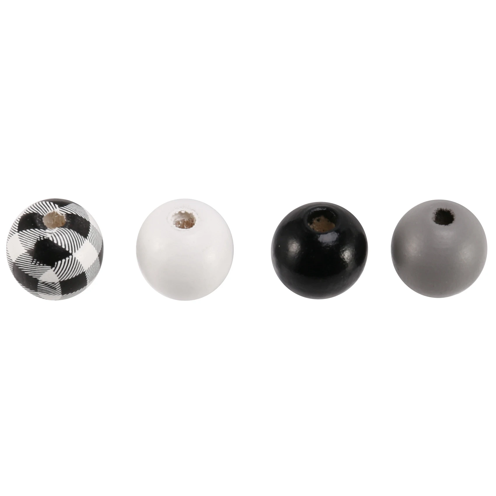 160Pcs Craft Wood Round Beads Plaid Wood Beads Summer Christmas Wood Bead Natural Farmhouse Beads (Black White Plaid)
160Pcs Craft Wood Round Beads Plaid Wood Beads Summer Christmas Wood Bead Natural Farmhouse Beads (Black White Plaid)
