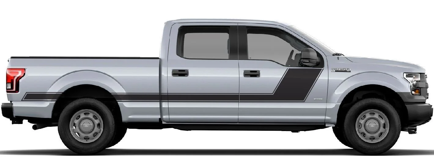 For 2Pcs Angled Hockey Vinyl Sticker Graphic Decal Stripe Ford F150 2015-2017 Crew Cab Car styling
For 2Pcs Angled Hockey Vinyl Sticker Graphic Decal Stripe Ford F150 2015-2017 Crew Cab Car styling