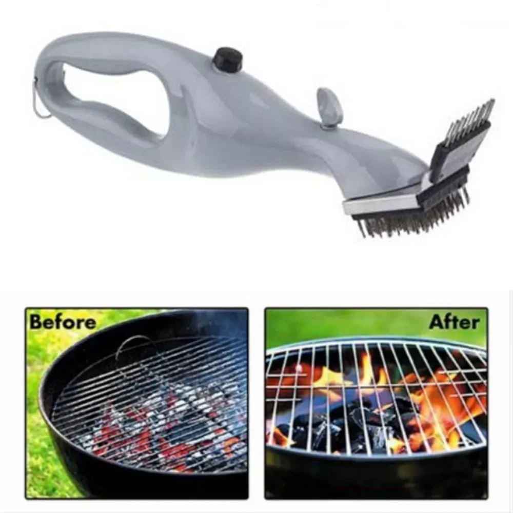 BBQ Grill Brush Scraper Cleaner Manual Steam Grill Accessories Barbecue Cooking Cleaning Tools Suitable for Gas Charcoal 
BBQ Grill Brush Scraper Cleaner Manual Steam Grill Accessories Barbecue Cooking Cleaning Tools Suitable for Gas Charcoal