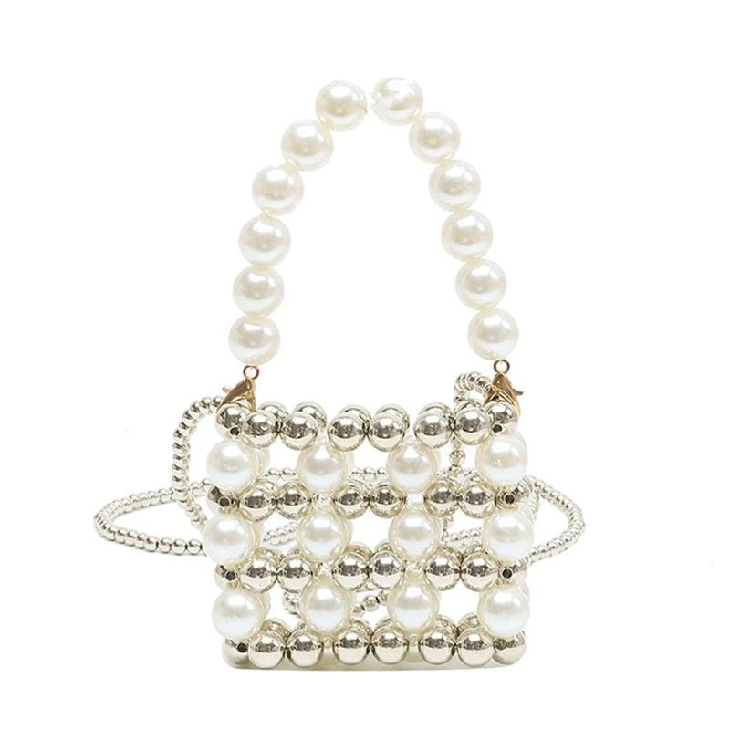 Pearl Purse Crossbody Women's princess Bag White Beaded Clutch Purse Pearl Crossbody Purse Wedding Party
Pearl Purse Crossbody Women's princess Bag White Beaded Clutch Purse Pearl Crossbody Purse Wedding Party