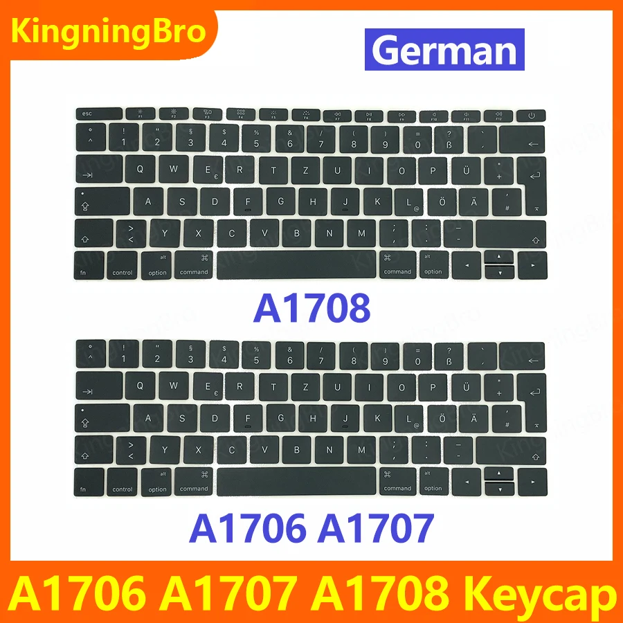 New A1706 A1707 A1708 Keyboard Keys Keycap German Version For Macbook Pro Retina 13" 15" Laptop Key Cap 2016 2017 Year
New A1706 A1707 A1708 Keyboard Keys Keycap German Version For Macbook Pro Retina 13" 15" Laptop Key Cap 2016 2017 Year