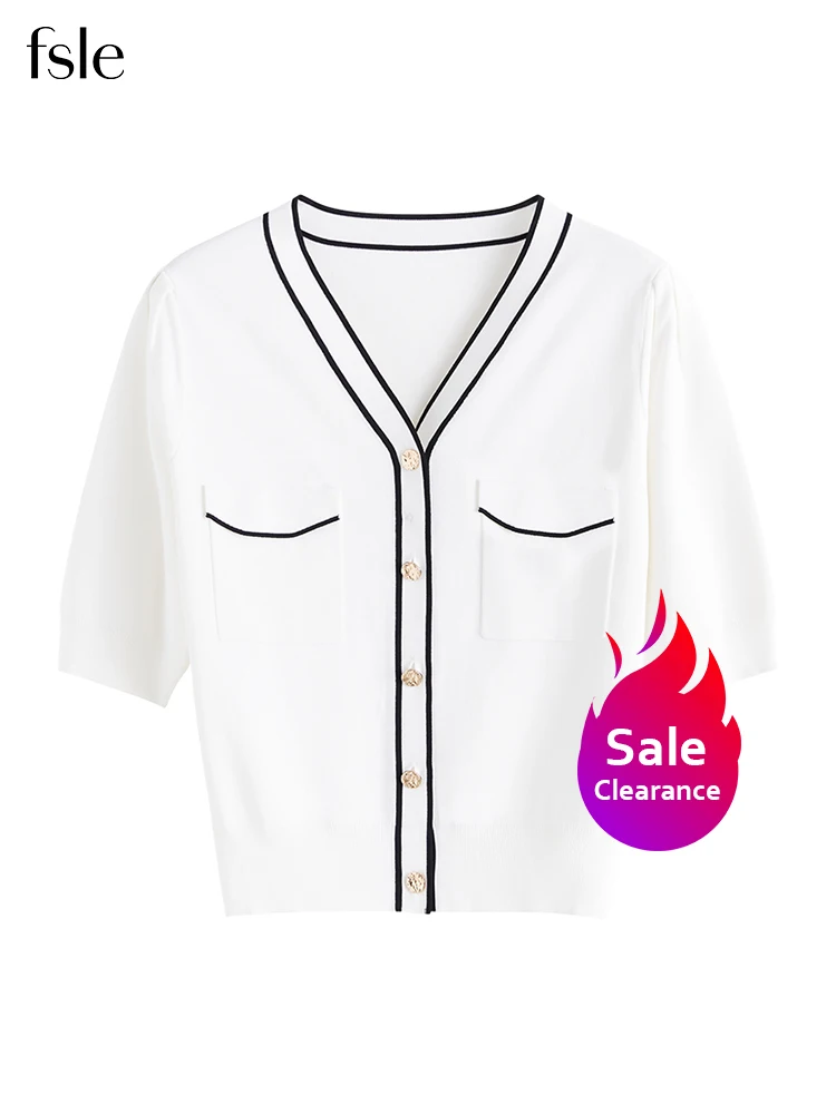 FSLE【Clearance Sale】Red V-Neck Half Sleeve Cardigan Women Casual Loose Solid White Women Tops 2022 Spring New Women Sweaters
FSLE【Clearance Sale】Red V-Neck Half Sleeve Cardigan Women Casual Loose Solid White Women Tops 2022 Spring New Women Sweaters