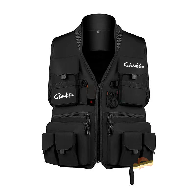 2023 New Gamakatsu Men's Fishing Vest Outdoor Multifunction Breathable Photography Vest Quick Dry Light Hiking Multi-pocket Vest
2023 New Gamakatsu Men's Fishing Vest Outdoor Multifunction Breathable Photography Vest Quick Dry Light Hiking Multi-pocket Vest