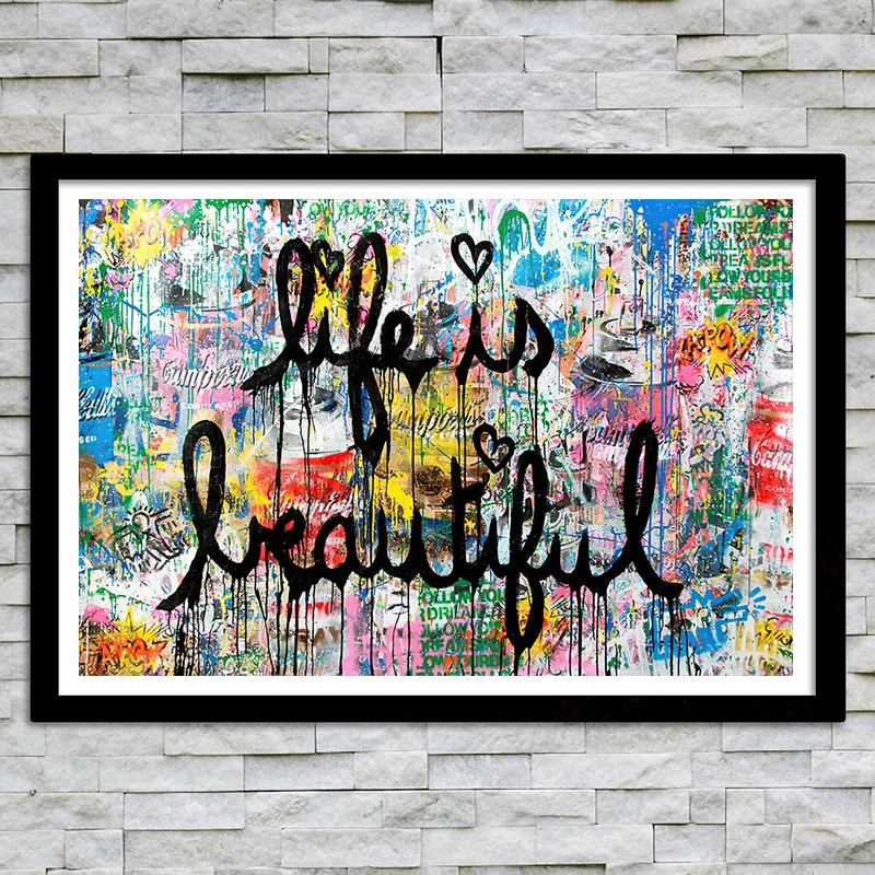 Граффити Бэнкси, художественные картины на холсте, абстрактные уличные художественные плакаты и печатные настенные художественные картин...
Граффити Бэнкси, художественные картины на холсте, абстрактные уличные художественные плакаты и печатные настенные художественные картин...