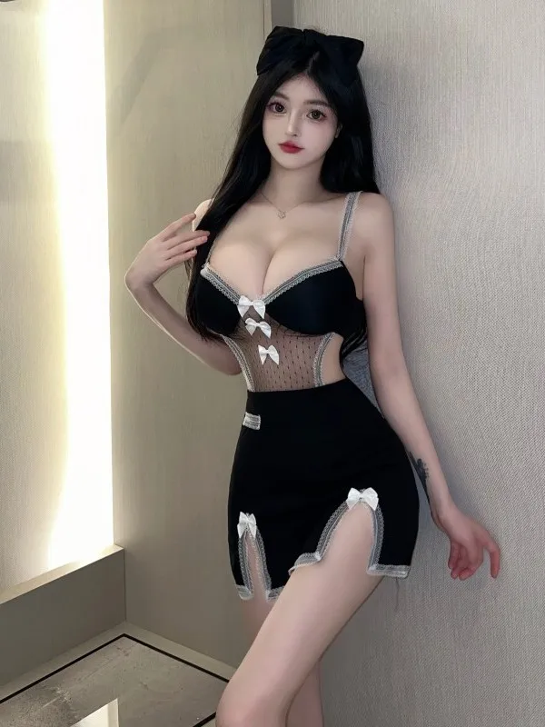Sexy Lingerie Spicy Girl Hanging Strap Hollow Out Bow Erotic Lace Up Girl Sexiest Porno Patchwork Two Piece Set Camisole CXO6
Sexy Lingerie Spicy Girl Hanging Strap Hollow Out Bow Erotic Lace Up Girl Sexiest Porno Patchwork Two Piece Set Camisole CXO6