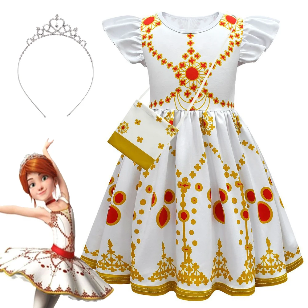 Movie Ballerina Felicie Cosplay Costume for Girls Party Clothes Halloween Costume for Kids Dancing Christmas Dress Feifei Sleeve
Movie Ballerina Felicie Cosplay Costume for Girls Party Clothes Halloween Costume for Kids Dancing Christmas Dress Feifei Sleeve