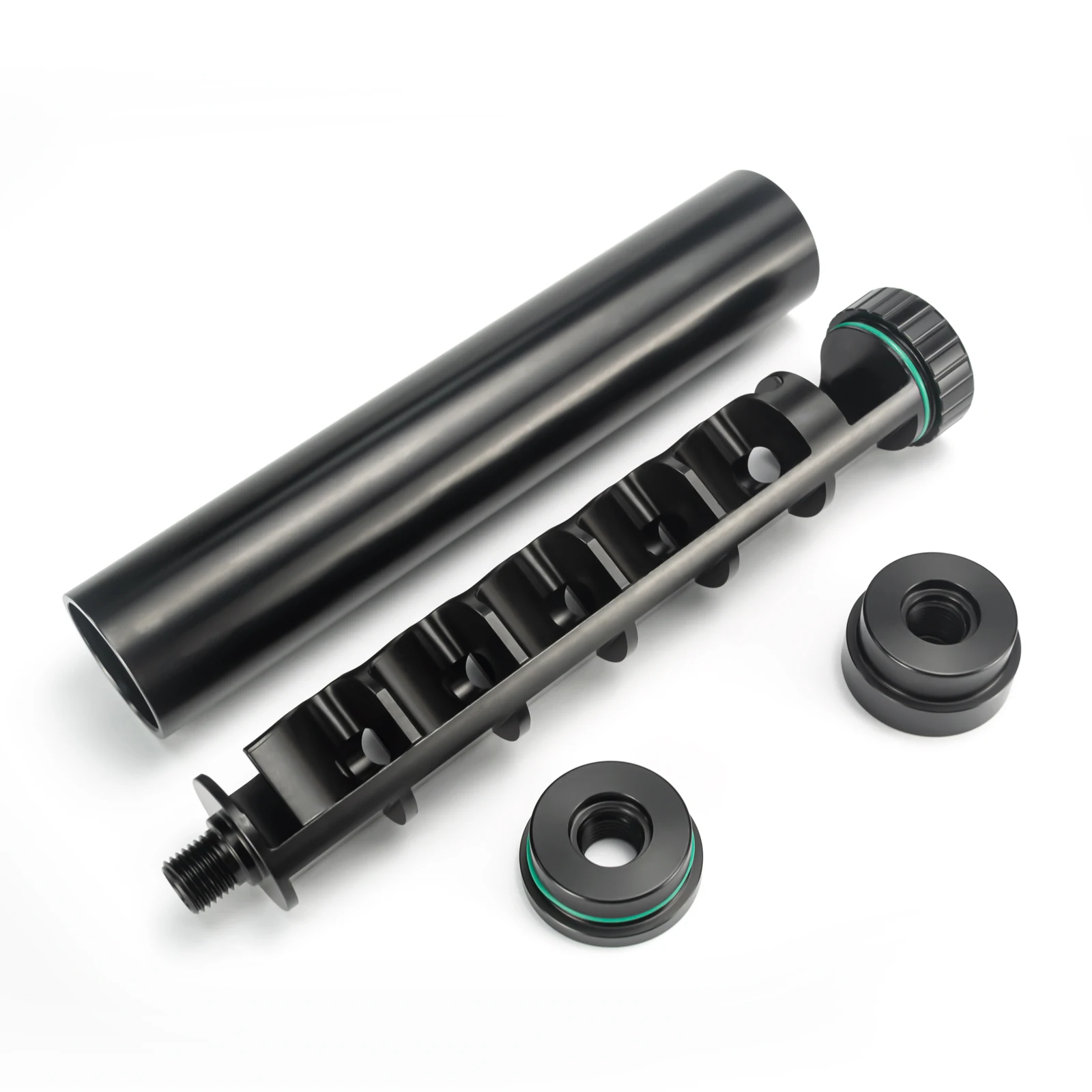 8.9''L 1.58''OD 3rd Gen 7075 Aluminum Single Core Monocore Solvent Trap Fuel Filter Kit 1/2x28 or 5/8x24 End Caps For Napa 4003
8.9''L 1.58''OD 3rd Gen 7075 Aluminum Single Core Monocore Solvent Trap Fuel Filter Kit 1/2x28 or 5/8x24 End Caps For Napa 4003
