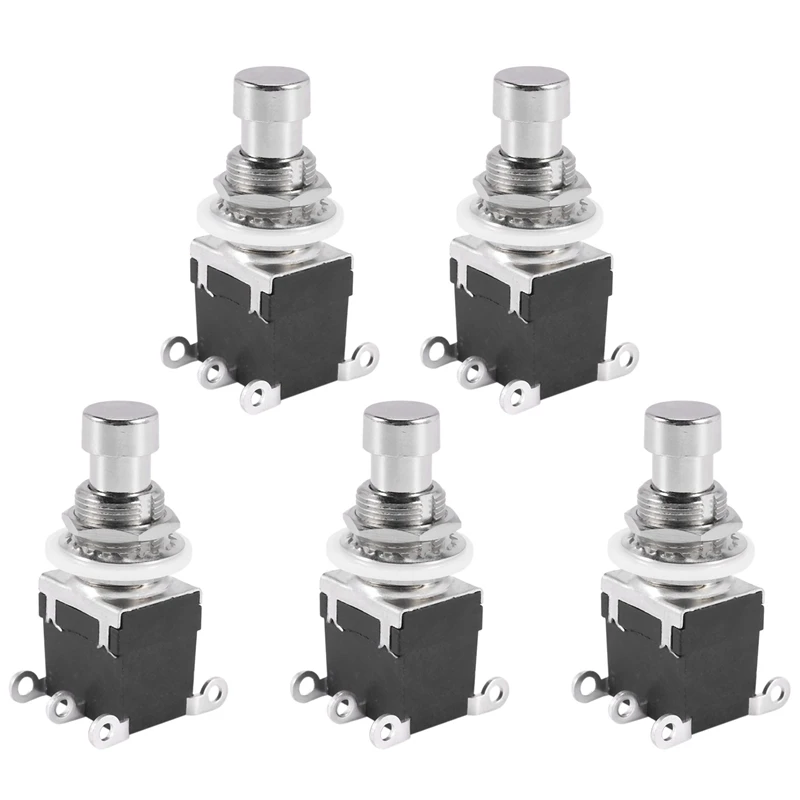 5 шт. 6 Pin Dpdt фиксирующий стопор Ножной Переключатель педаль для гитары металлическая кнопка True Bypass Ac 250 В/2A 125 В/4A
5 шт. 6 Pin Dpdt фиксирующий стопор Ножной Переключатель педаль для гитары металлическая кнопка True Bypass Ac 250 В/2A 125 В/4A