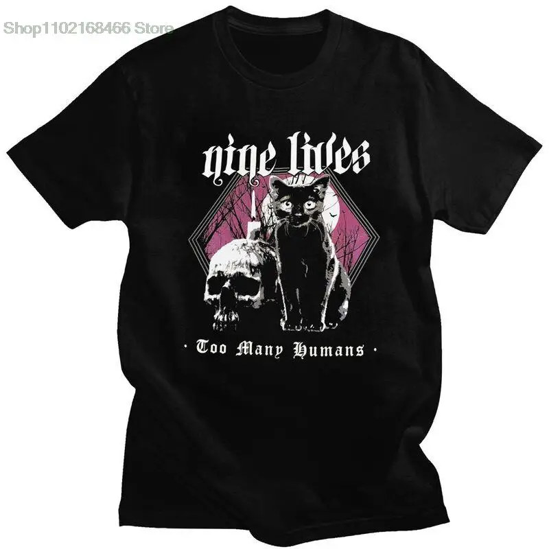 Cool Hip Hop Gothic Funny Print Cat T Shirt Men Short Sleeve Streetwear Harajuku T-shirt Casual Tshirt Pure Cotton Oversized Tee
Cool Hip Hop Gothic Funny Print Cat T Shirt Men Short Sleeve Streetwear Harajuku T-shirt Casual Tshirt Pure Cotton Oversized Tee