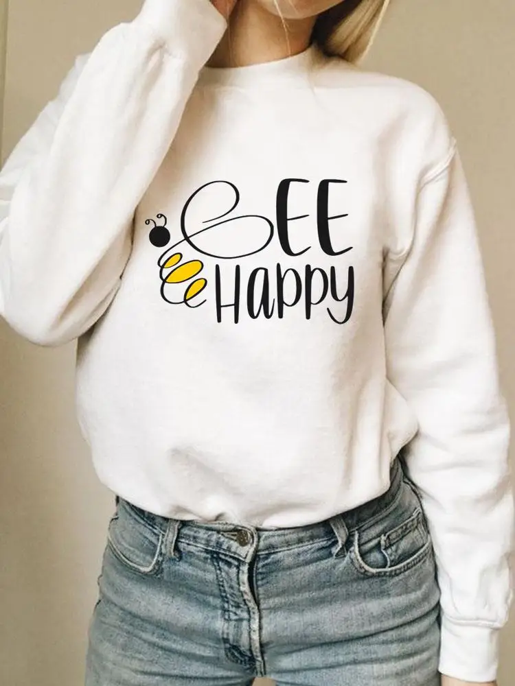 Fashion Pullovers Letter Bee Funny Cute 90s Autumn Spring Women Print Female Clothing Casual Long Sleeve Graphic Sweatshirts
Fashion Pullovers Letter Bee Funny Cute 90s Autumn Spring Women Print Female Clothing Casual Long Sleeve Graphic Sweatshirts