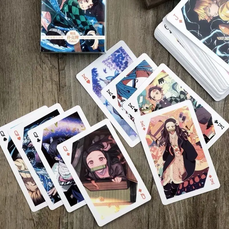 Игральные карты, рассекающие демонов, Kamado Nezuko Tanjirou Agatsuma Zenitsu, аниме принт, карточные игры, Настольная вечерние Праздничная игрушка, повседне...
Игральные карты, рассекающие демонов, Kamado Nezuko Tanjirou Agatsuma Zenitsu, аниме принт, карточные игры, Настольная вечерние Праздничная игрушка, повседне...