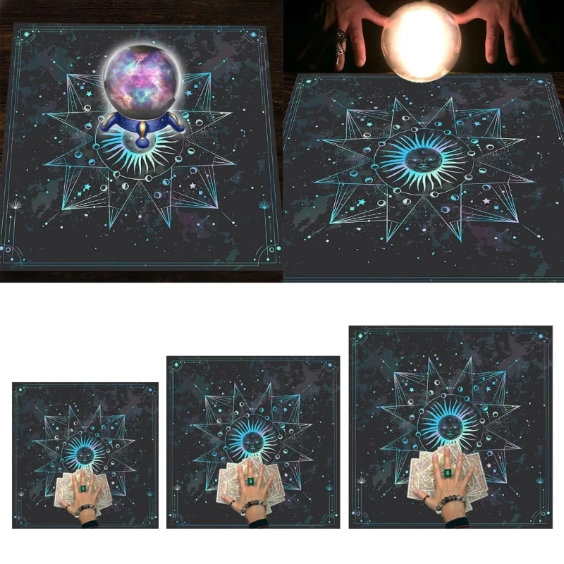 A9LD 23x23Inch Board Game Card Magician Daily Pad Tarot Tablecloth Rune Divinations Altar Tarot Patch Table Cover Table Cloth
A9LD 23x23Inch Board Game Card Magician Daily Pad Tarot Tablecloth Rune Divinations Altar Tarot Patch Table Cover Table Cloth