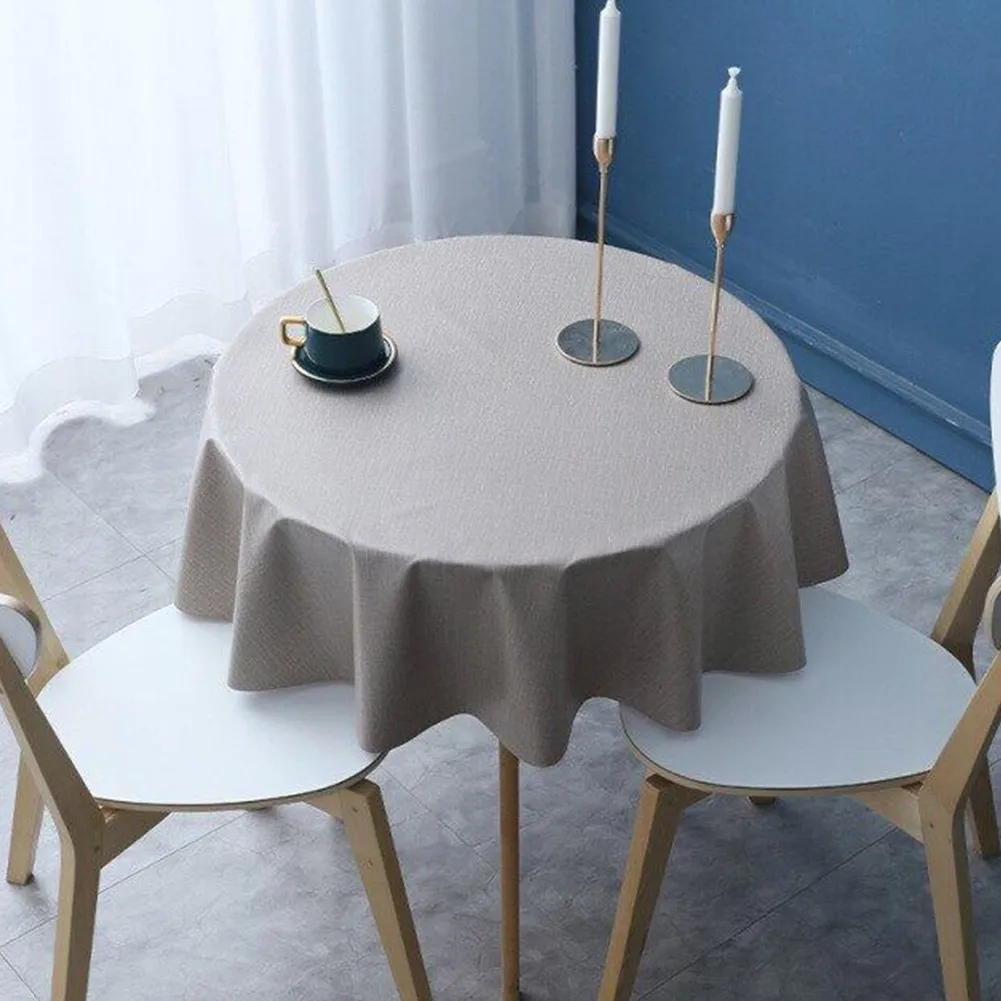 1Pc Solid Color Round Tablecloth Waterproof Oil-Proof PVC Dining Table Protector Wedding Party Decoration For Hotel Banquet Part
1Pc Solid Color Round Tablecloth Waterproof Oil-Proof PVC Dining Table Protector Wedding Party Decoration For Hotel Banquet Part