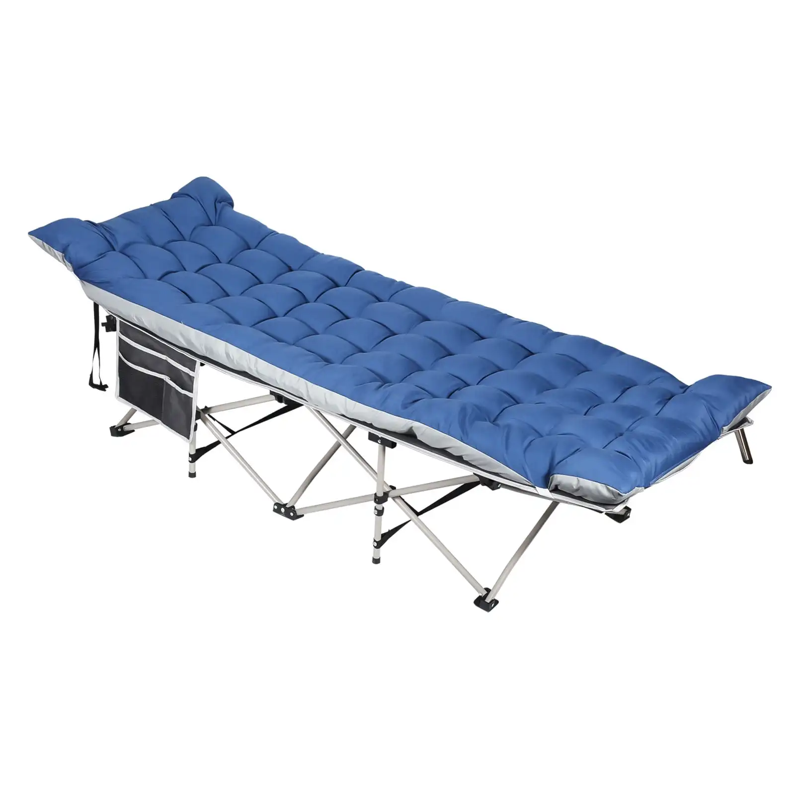 Portable Camping Cot with Mattress, Folding Sleeping Cot Heavy Duty Fold Up Camp Bed, Blue
Portable Camping Cot with Mattress, Folding Sleeping Cot Heavy Duty Fold Up Camp Bed, Blue