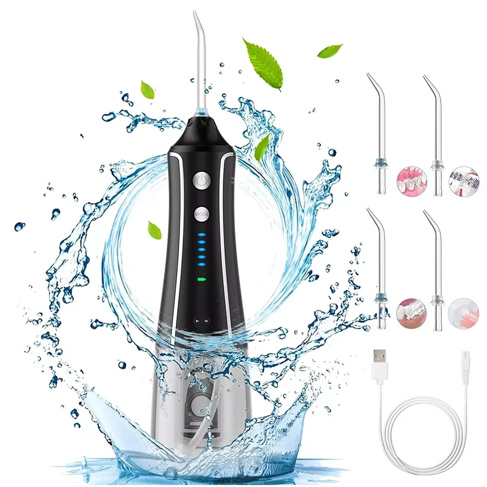 Oral Irrigator USB Dental Water Jet 320ML Waterproof Water Flosser Irrigator Dental Floss Teeth Whitening Cleaner 4 Nozzle
Oral Irrigator USB Dental Water Jet 320ML Waterproof Water Flosser Irrigator Dental Floss Teeth Whitening Cleaner 4 Nozzle