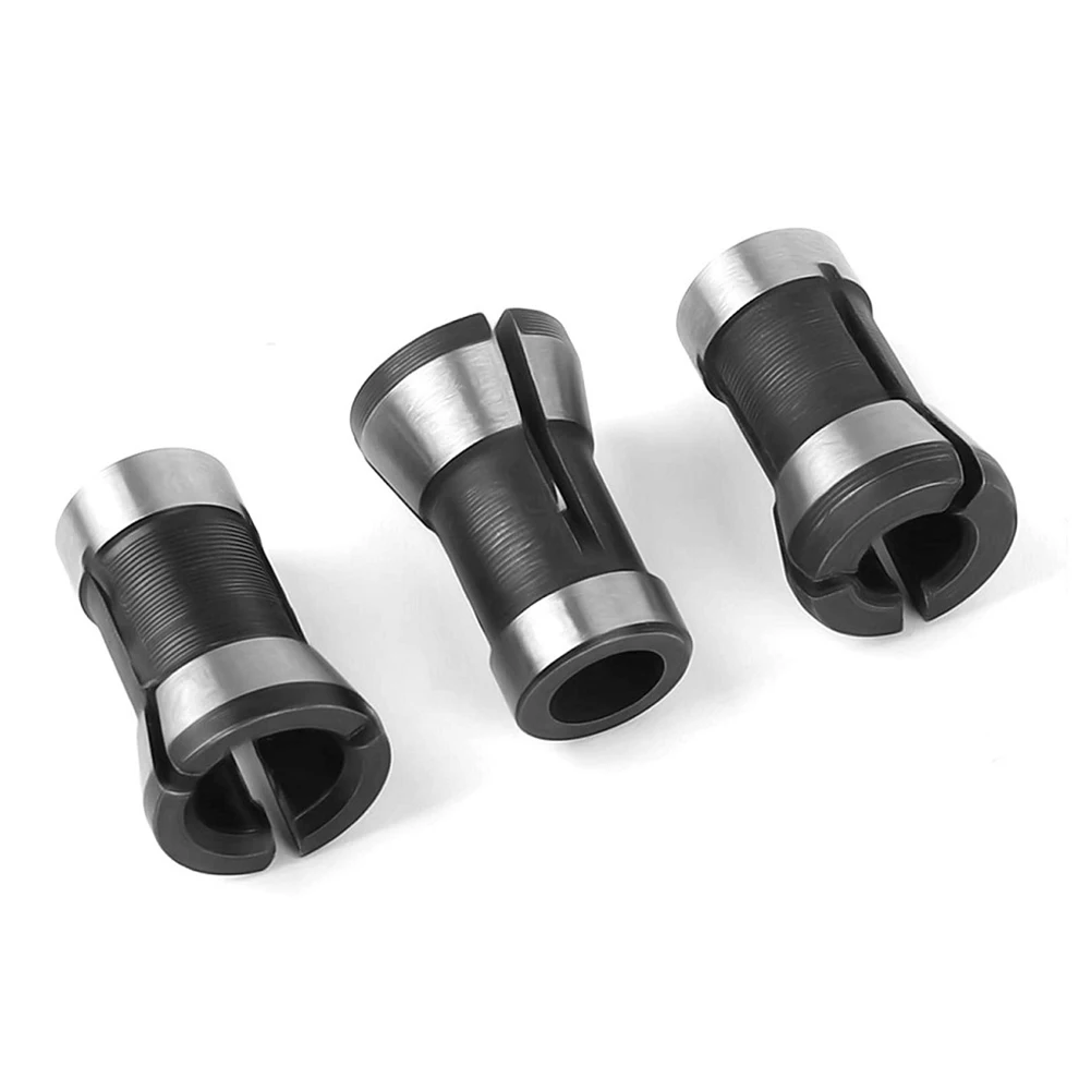 For Trimming Engraving Machine Collet Adapter Bit Collet 6 Pieces Black And Silver Carbon Steel Chuck 6/6.35/8mm
For Trimming Engraving Machine Collet Adapter Bit Collet 6 Pieces Black And Silver Carbon Steel Chuck 6/6.35/8mm