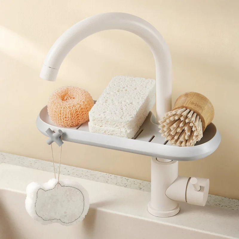Kitchen Sink Faucet Shelf Bathroom Shelf Soap Sponge Drain Cloth Rag Storage Rack Sink Organizer Drainer Basket Soap Dish Holder
Kitchen Sink Faucet Shelf Bathroom Shelf Soap Sponge Drain Cloth Rag Storage Rack Sink Organizer Drainer Basket Soap Dish Holder