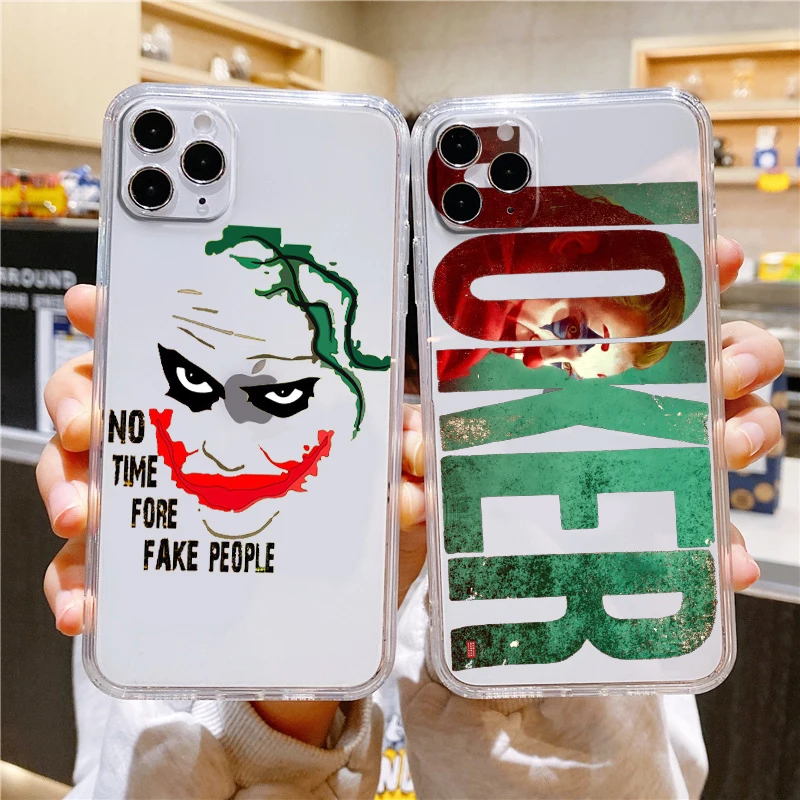 Cool Joker Movie Phone Case For Apple iPhone 14 13 12 11 SE XS XR X 7 8 6 5 mini Plus Pro MAX 2020 Transparent Cover
Cool Joker Movie Phone Case For Apple iPhone 14 13 12 11 SE XS XR X 7 8 6 5 mini Plus Pro MAX 2020 Transparent Cover