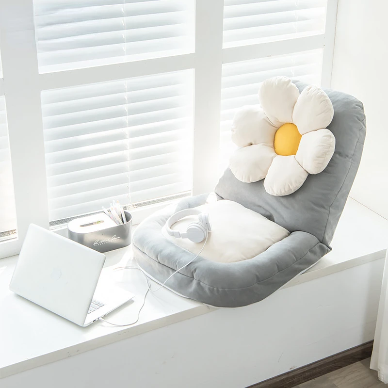 New Small Daisy Lazy Sofa Tatami Single Bedroom Bay Window Bed Folding Bean Chair Sun Flower Dormitory Back Reclining Chair
New Small Daisy Lazy Sofa Tatami Single Bedroom Bay Window Bed Folding Bean Chair Sun Flower Dormitory Back Reclining Chair