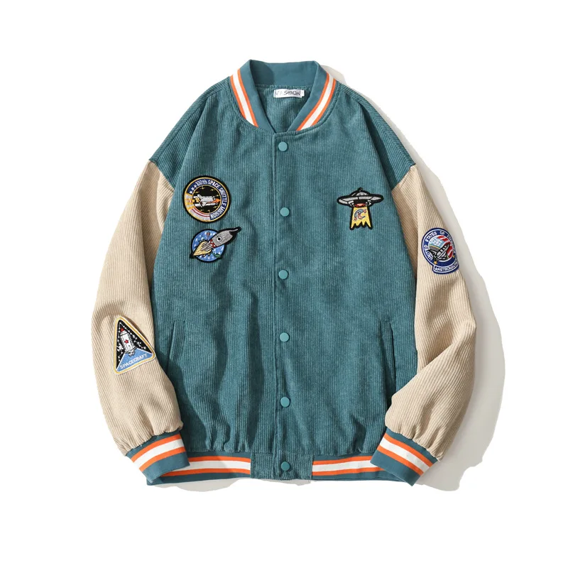 American Tide Brand Corduroy Jacket Men's and Women's Same Baseball Uniform Trend Color-blocking Casual Jacket Men's Top Cotton
American Tide Brand Corduroy Jacket Men's and Women's Same Baseball Uniform Trend Color-blocking Casual Jacket Men's Top Cotton