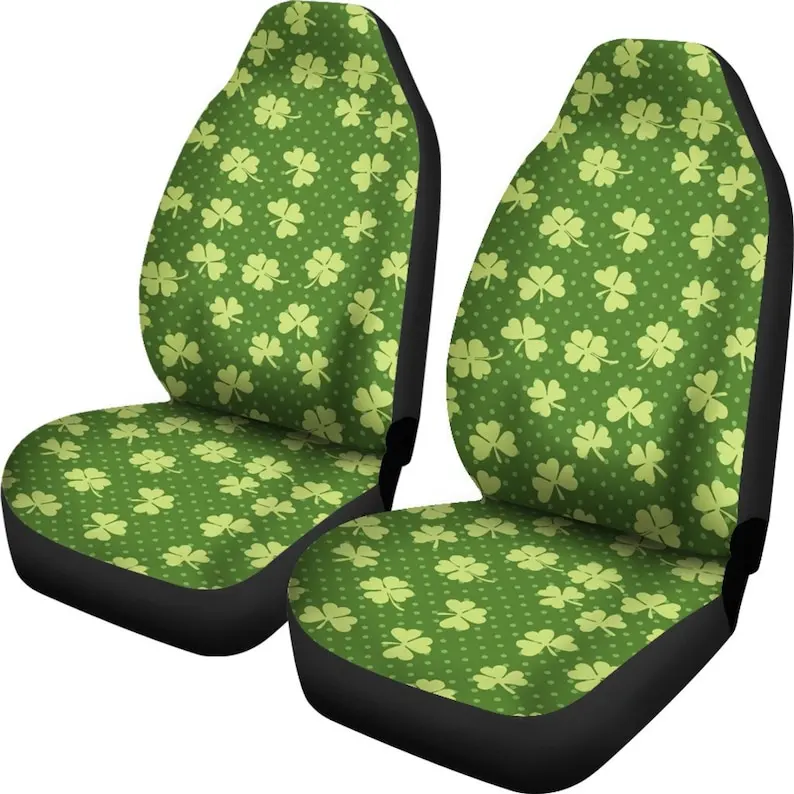 Clover Car Seat Covers (Set Of 2) - Universal Front Car and Suv Seat Covers - Custom Seat Protector - Car Accessory - gift for h
Clover Car Seat Covers (Set Of 2) - Universal Front Car and Suv Seat Covers - Custom Seat Protector - Car Accessory - gift for h