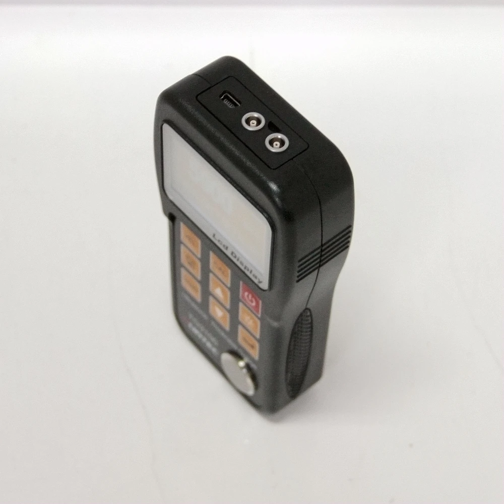 LCD display ultrasonic metal sheet thickness measure range 0.75~300mm, digital ultrasonic thickness gauge meter
LCD display ultrasonic metal sheet thickness measure range 0.75~300mm, digital ultrasonic thickness gauge meter