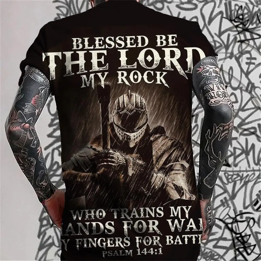 Retro Men's T-shirt Knight Graphic 3D Print Outdoor Street Short Sleeve Tops Casual Punk T Shirt For Men Clothing Oversized Tees
Retro Men's T-shirt Knight Graphic 3D Print Outdoor Street Short Sleeve Tops Casual Punk T Shirt For Men Clothing Oversized Tees
