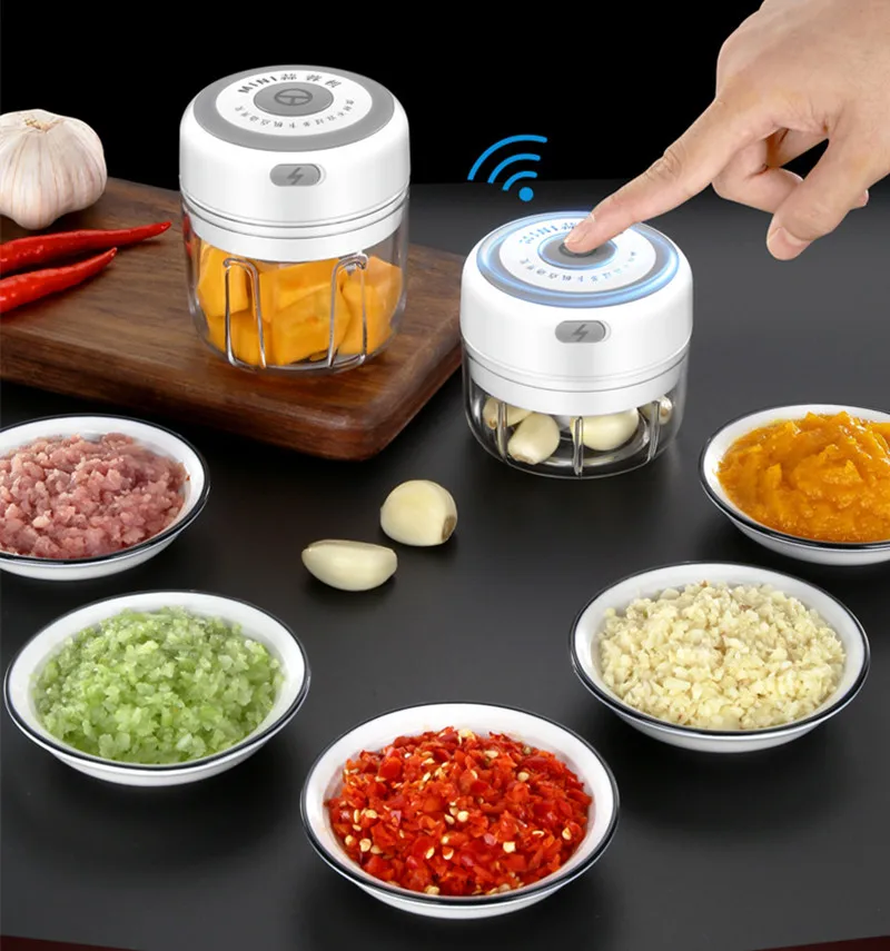 Electric Mini Garlic Masher USB Rechargeable Garlic Vegetable Ginger Masher Portable Kitchen Accessories Tools Garlic Press
Electric Mini Garlic Masher USB Rechargeable Garlic Vegetable Ginger Masher Portable Kitchen Accessories Tools Garlic Press