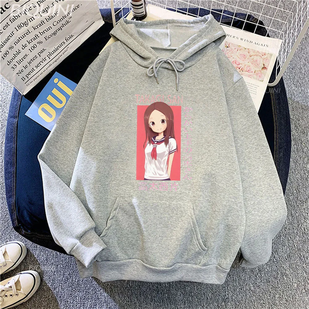 Anime Teasing Master Takagi-san Hoodies Autumn and Winter Women Men Essentials Warm Hoodie Cartoon Sweatshirts Unisex Clothing
Anime Teasing Master Takagi-san Hoodies Autumn and Winter Women Men Essentials Warm Hoodie Cartoon Sweatshirts Unisex Clothing