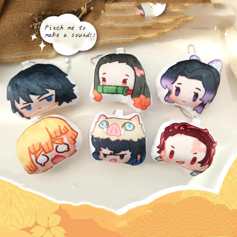 Anime Demon Slayer Kimetsu No Yaiba Keychain Rengoku Kyoujurou Kochou Shinobu Funny Bag Pendant Super Soft Plush Doll Key Chains
Anime Demon Slayer Kimetsu No Yaiba Keychain Rengoku Kyoujurou Kochou Shinobu Funny Bag Pendant Super Soft Plush Doll Key Chains