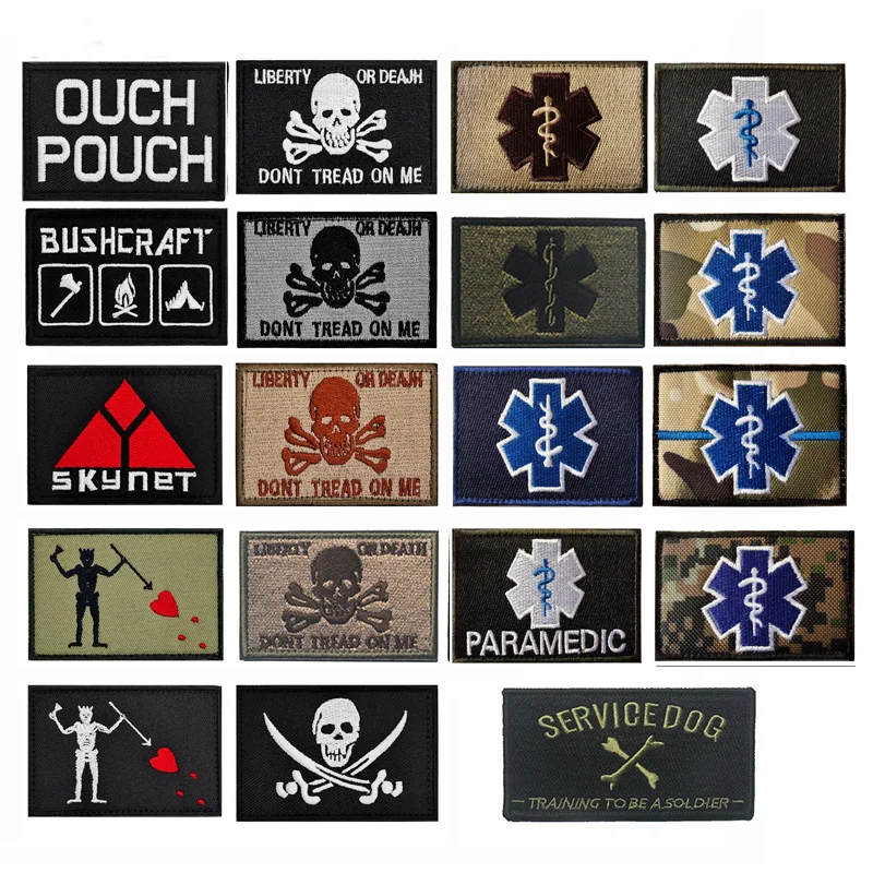Series Embroidery Patch Embroidered Patches Military Tactical Shoulder Armband Fabric Stickers Badges Backpack Badge Skeleton
Series Embroidery Patch Embroidered Patches Military Tactical Shoulder Armband Fabric Stickers Badges Backpack Badge Skeleton