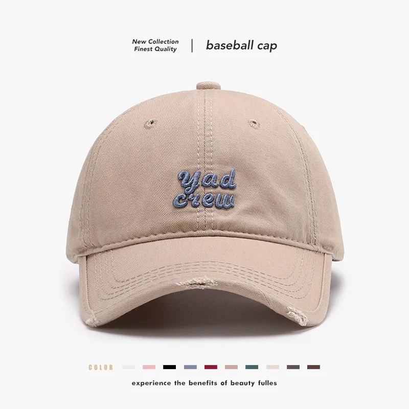 Baseball Cap Summer Soft Top Washable Letter 3D Embroidery Breathable Big Circumference Neutral Cap
Baseball Cap Summer Soft Top Washable Letter 3D Embroidery Breathable Big Circumference Neutral Cap