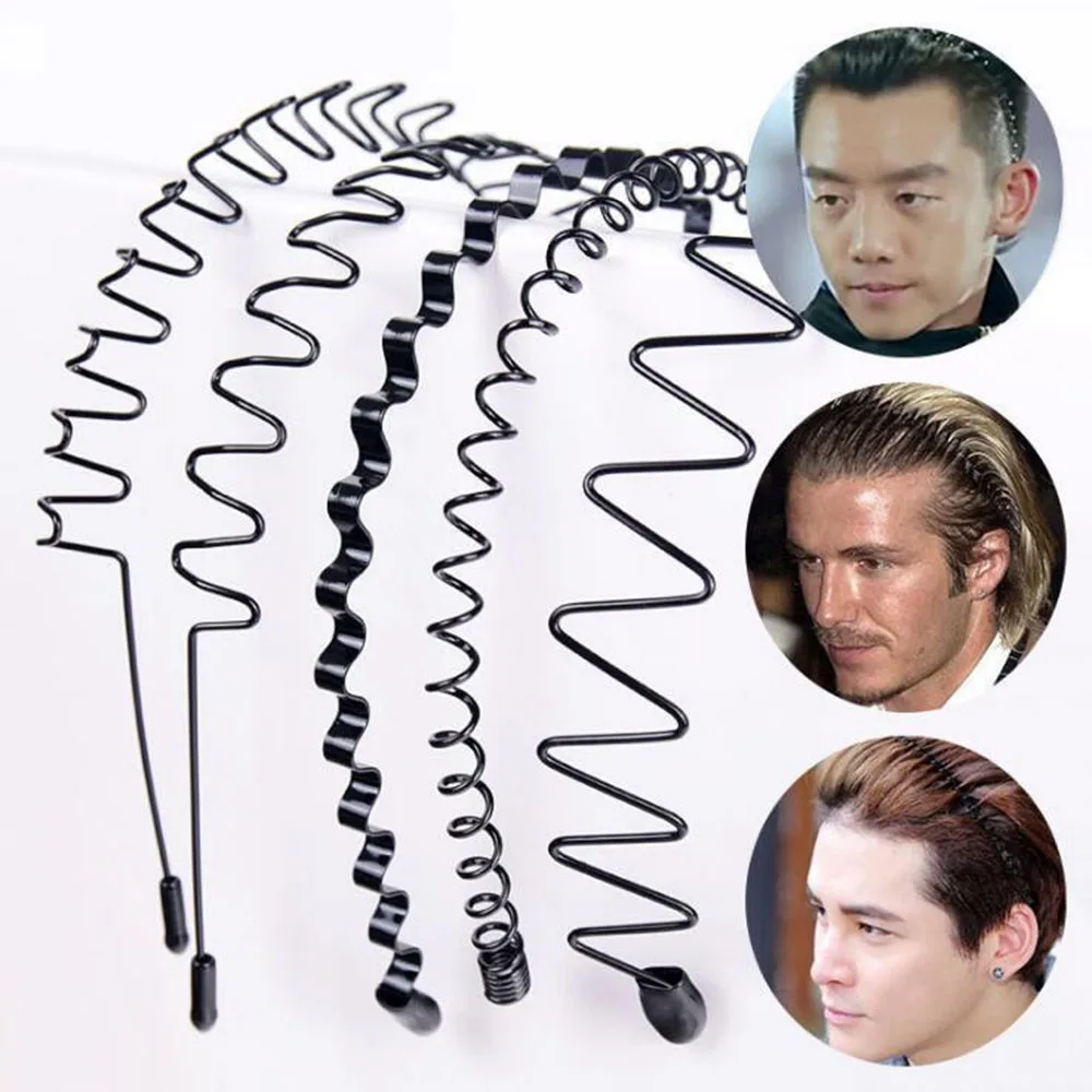 Hoop Hair Band Wave Shaped Hairband Face Washing Headdress Unisex Hair Hoop Non Slip Black Metal Spiral Headband Men Women
Hoop Hair Band Wave Shaped Hairband Face Washing Headdress Unisex Hair Hoop Non Slip Black Metal Spiral Headband Men Women