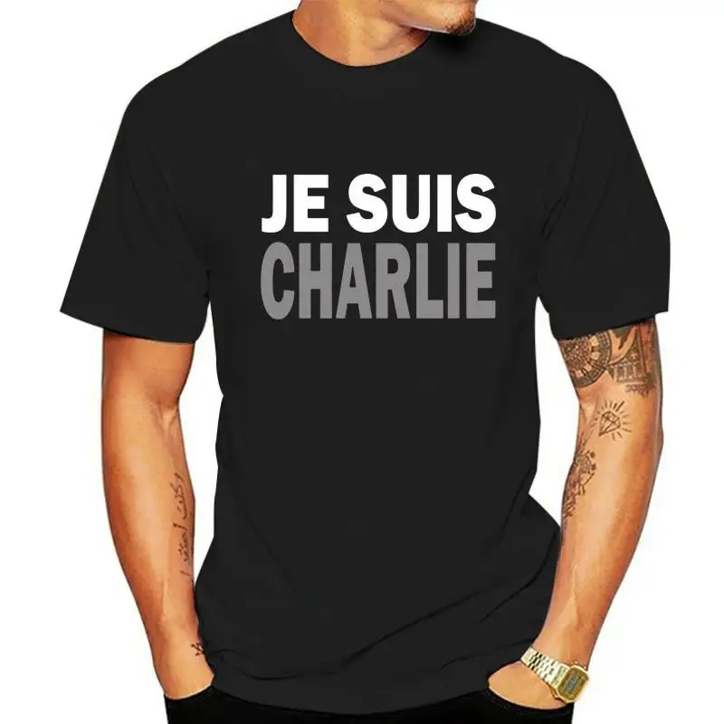 

Je Suis Charlie T-Shirt I am Hebdo Support France Protest Mens Tee Shirt 1041