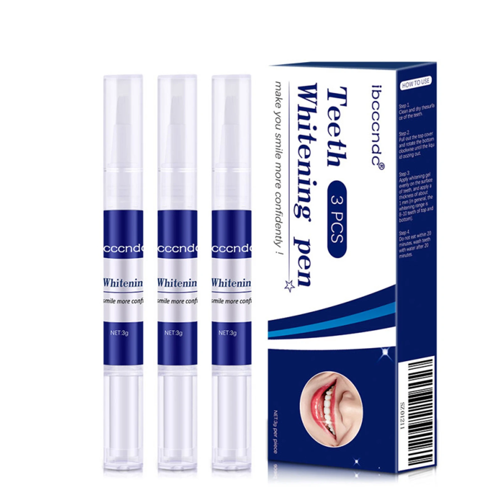 3pcs Tooth Whitening Pen Remove Plaques Stains Oral Hygiene Cleaning Essence Tooth Bleaching Oral Hygiene Care Dental Tools
3pcs Tooth Whitening Pen Remove Plaques Stains Oral Hygiene Cleaning Essence Tooth Bleaching Oral Hygiene Care Dental Tools