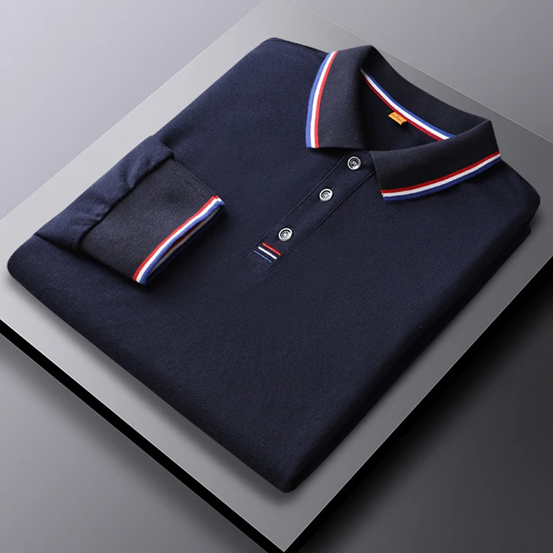 2022 New Men Polo Shirt Casual Business Tops Solid Polos Shirts Mens Long Sleeve Polo Homme Fashion Korean Slim Lapel Tee S-4XL
2022 New Men Polo Shirt Casual Business Tops Solid Polos Shirts Mens Long Sleeve Polo Homme Fashion Korean Slim Lapel Tee S-4XL