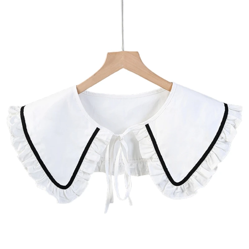 Lapel Fake Collar Shawl Girls Ruffles Half Shirt Shawls Wrap Lapel Detachable Drop Shipping
Lapel Fake Collar Shawl Girls Ruffles Half Shirt Shawls Wrap Lapel Detachable Drop Shipping