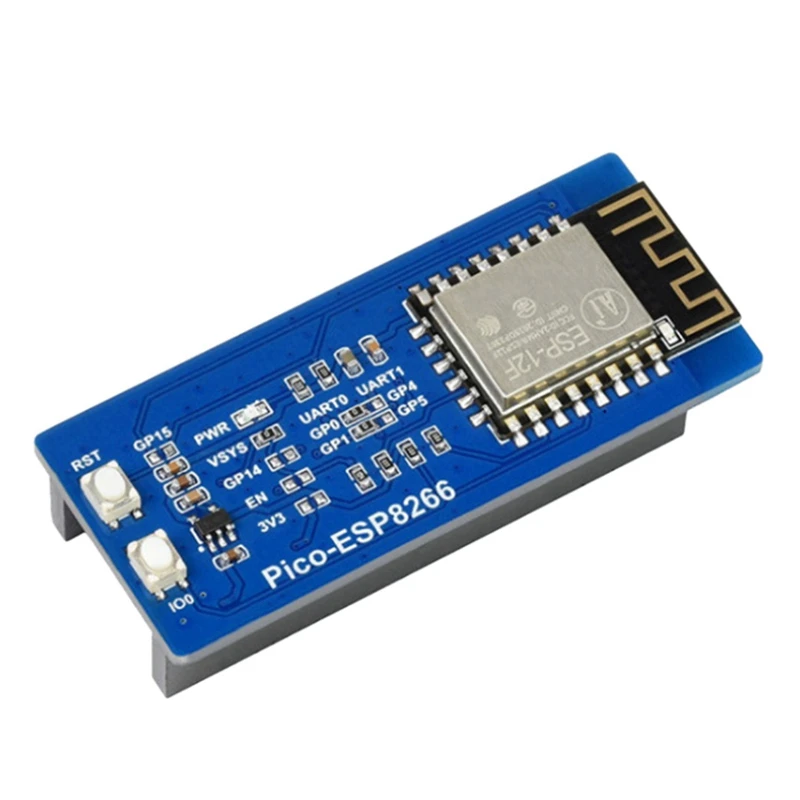 ESP8266 для Raspberry Pi Pico C/C ++ Wifi Модуль Uart поддержка порты TCP, UDP Встроенная антенна расширяющаяся плата
ESP8266 для Raspberry Pi Pico C/C ++ Wifi Модуль Uart поддержка порты TCP, UDP Встроенная антенна расширяющаяся плата