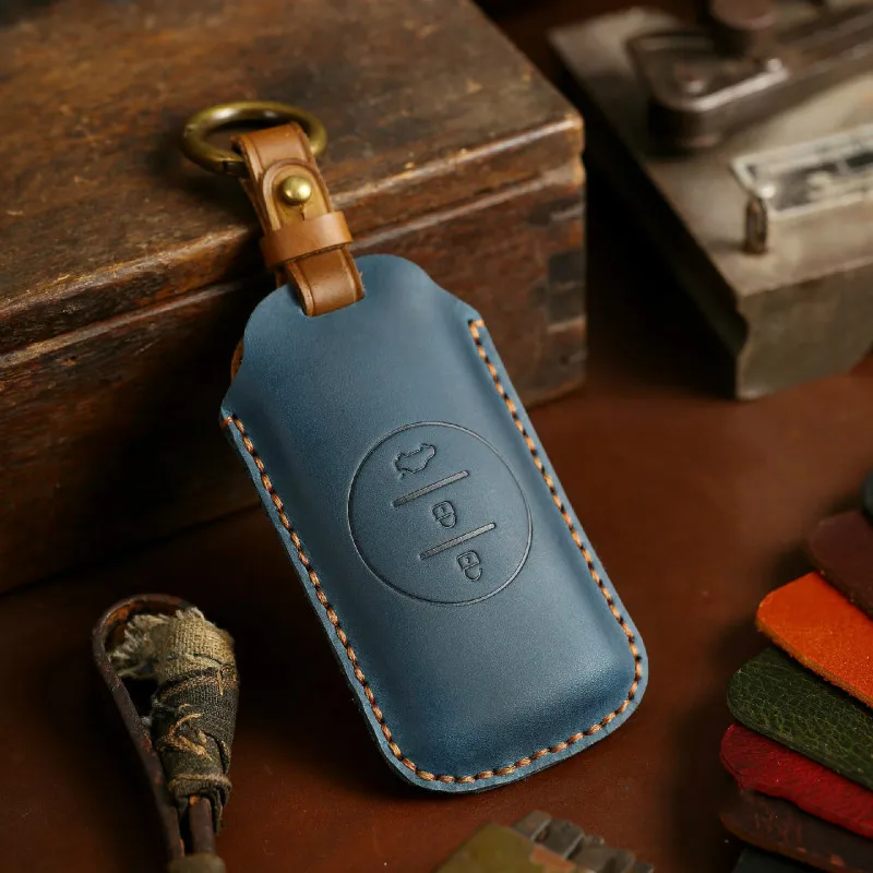 New Genuine Leather Car Key Case Cover for Chery Exeed Auto Accessories Keychain Ring Holder Bag Luxury Top Layer Cowhide
New Genuine Leather Car Key Case Cover for Chery Exeed Auto Accessories Keychain Ring Holder Bag Luxury Top Layer Cowhide