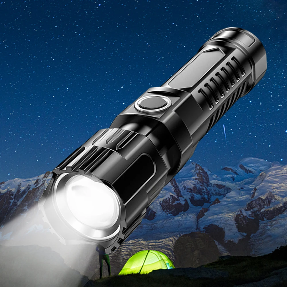 

High Power LED Flashlights 150LM Portable Camping Light Rechargeable Daily Waterproof Hiking Outdoor Survival Tools