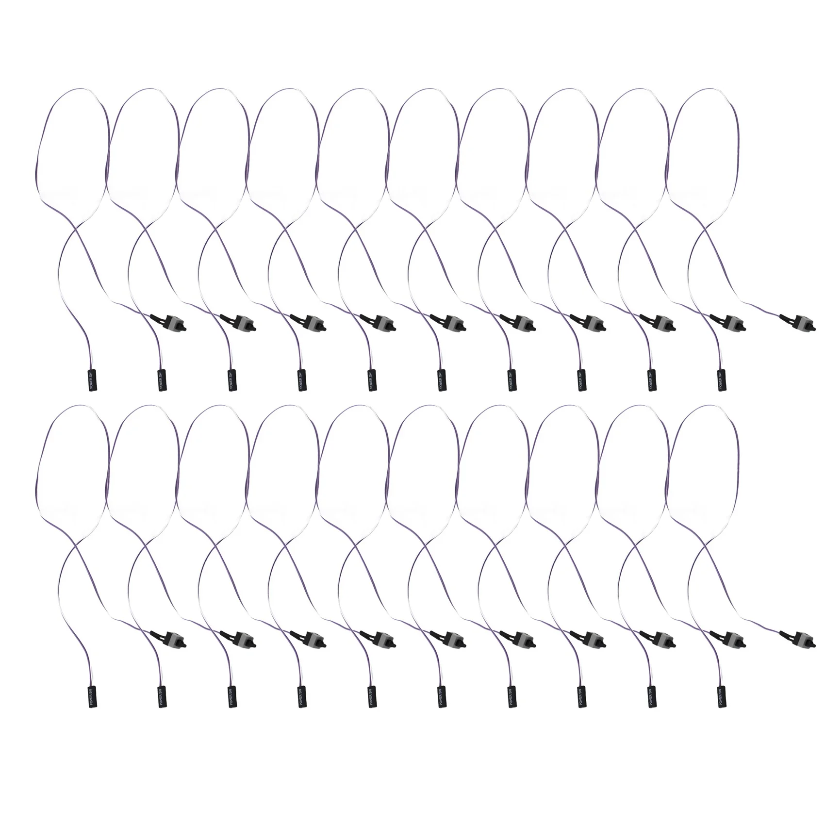 20Pcs 50cm Long Power Button Switch Cable for PC Switch Reset Computer Power Momentary Auto Reset Button SW
20Pcs 50cm Long Power Button Switch Cable for PC Switch Reset Computer Power Momentary Auto Reset Button SW