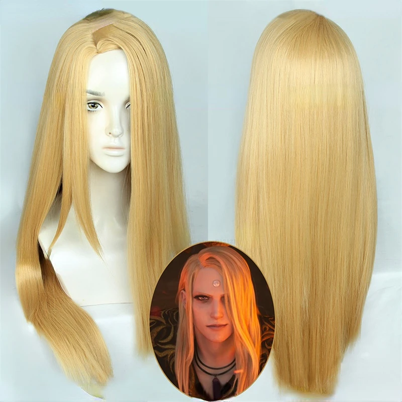 Game Final Fantasy XIV FF14 Cosplay Wig Zenos yae Galvus 80cm Long Golden Party Role Play Hair Heat Resistant Synthetic Wigs
Game Final Fantasy XIV FF14 Cosplay Wig Zenos yae Galvus 80cm Long Golden Party Role Play Hair Heat Resistant Synthetic Wigs